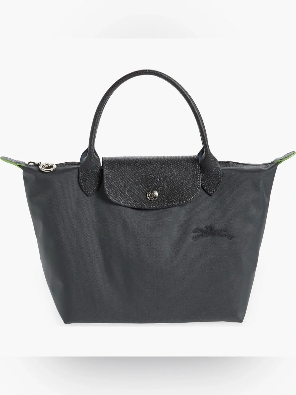 Longchamp Le Pliage Green Recycled Canvas Top Small